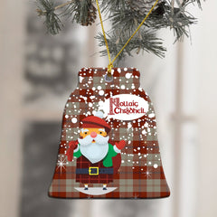 Davidson Dress Dancers Tartan Christmas Ceramic Ornament - Santa Style