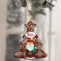 Davidson Dress Dancers Tartan Christmas Ceramic Ornament - Santa Style