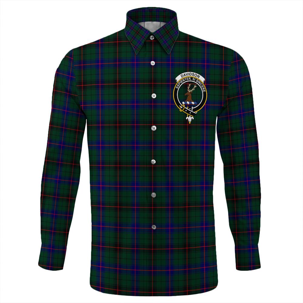 Davidson Modern Tartan Long Sleeve Button Shirt