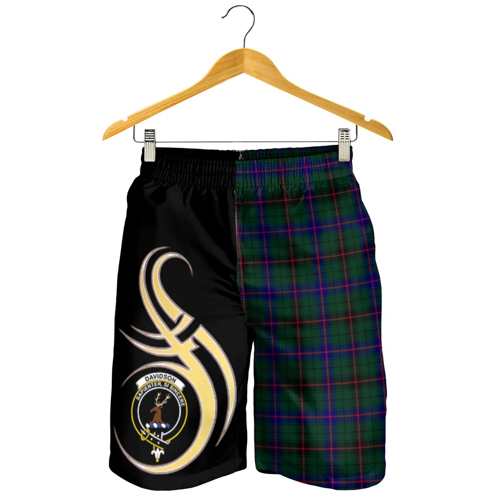 Davidson Modern Tartan Crest Men's Short PM8