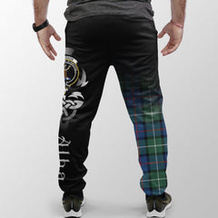 Davidson Of Tulloch Tartan Crest Jogger Sweatpants - Alba Celtic Style