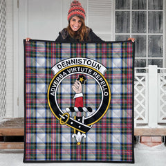 Dennistoun Tartan Crest Quilt