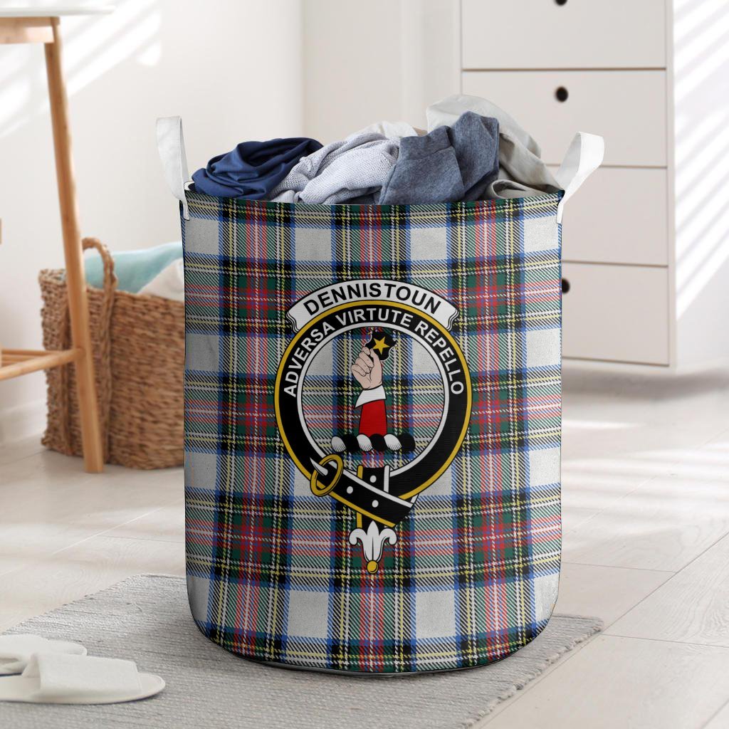 Dennistoun Tartan Crest Laundry Basket