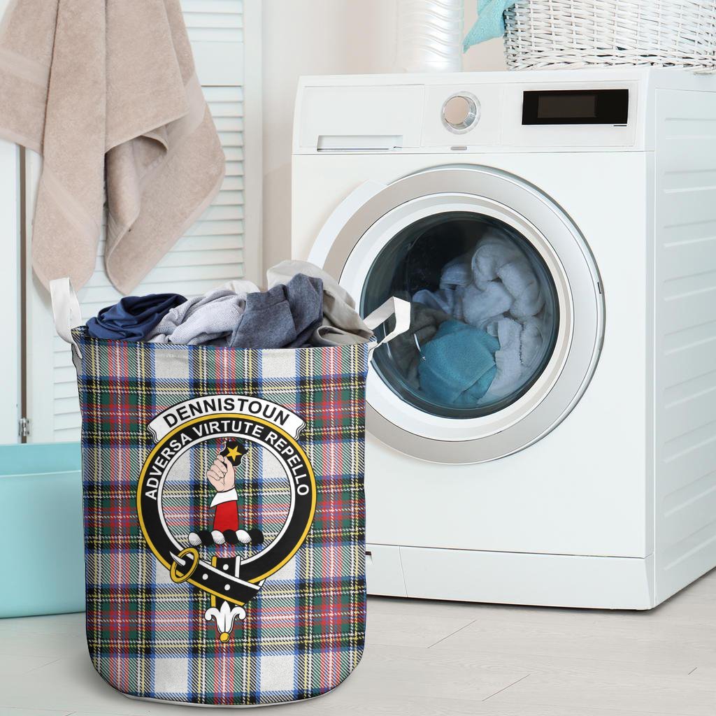 Dennistoun Tartan Crest Laundry Basket