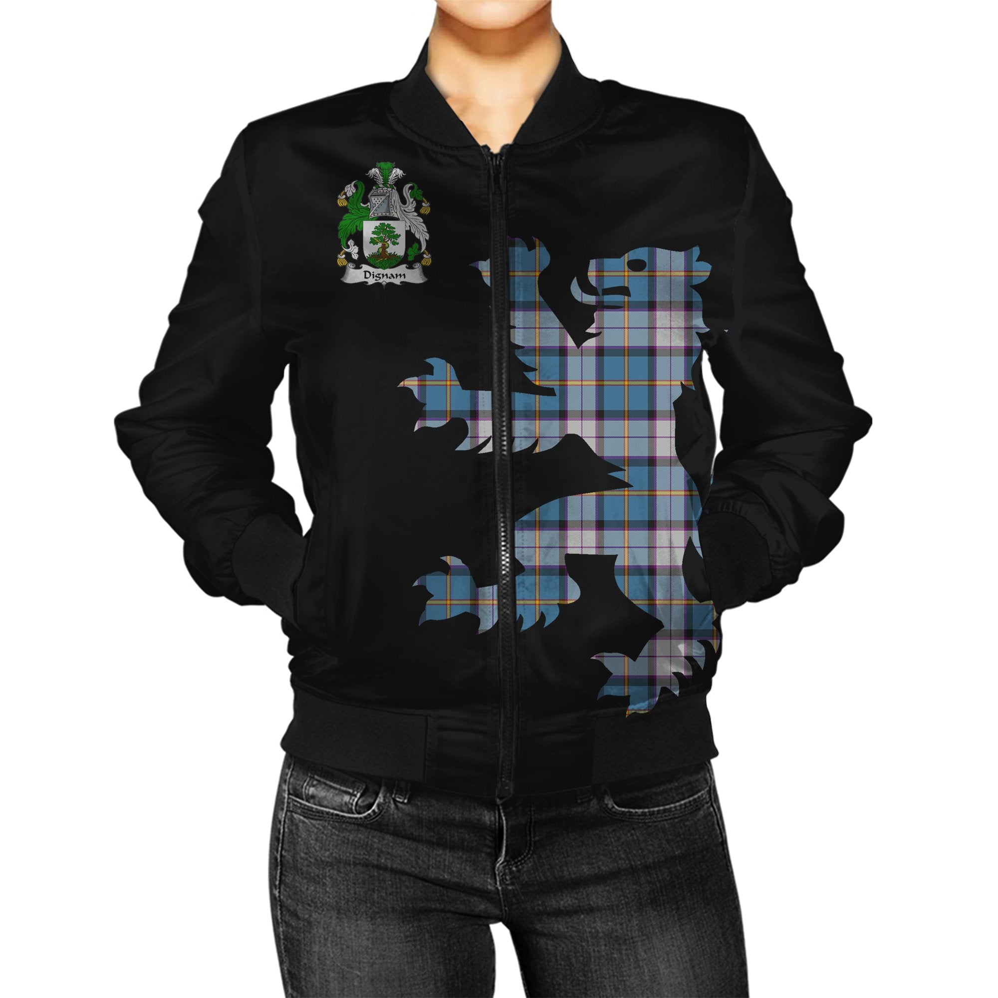 Dignan Tartan Bomber Jacket Lion & Thistle