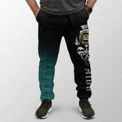 Douglas Ancient Tartan Crest Jogger Sweatpants - Alba Celtic Style