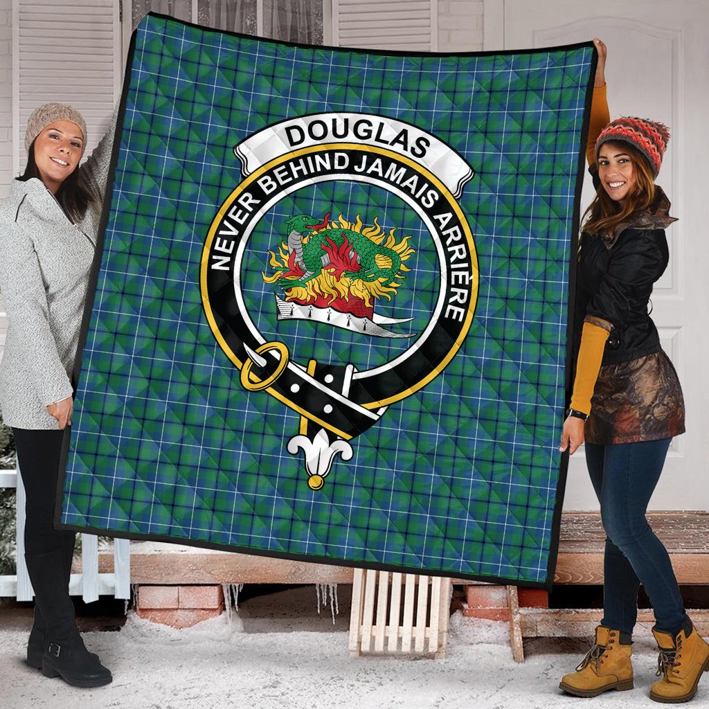 Douglas Ancient Tartan Crest Quilt