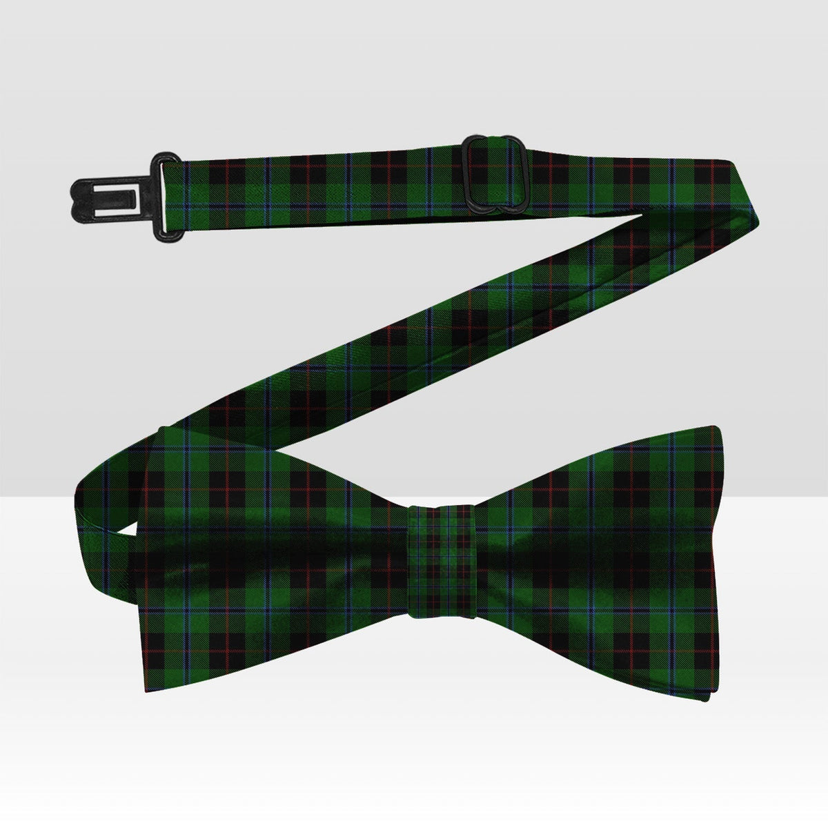 Douglas Black Tartan Bow Tie