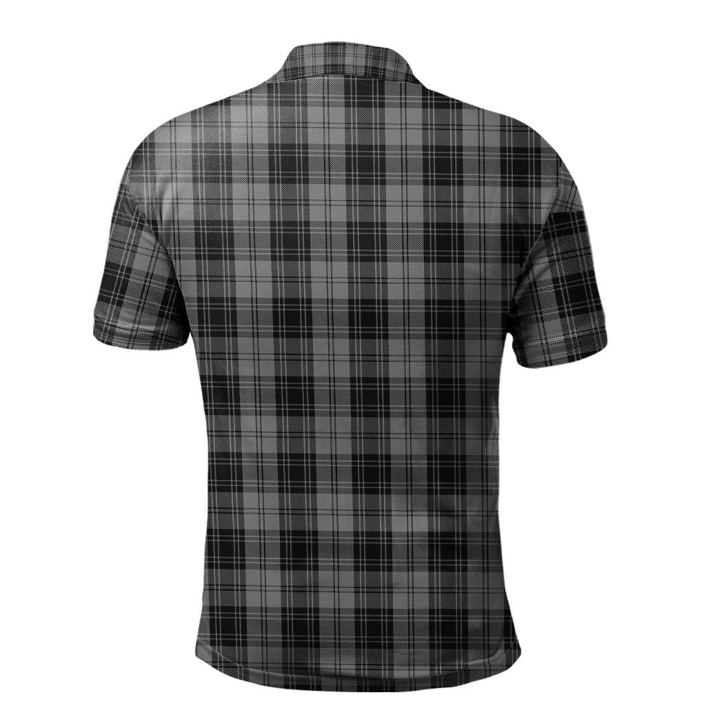 Douglas Grey Tartan Polo Shirt