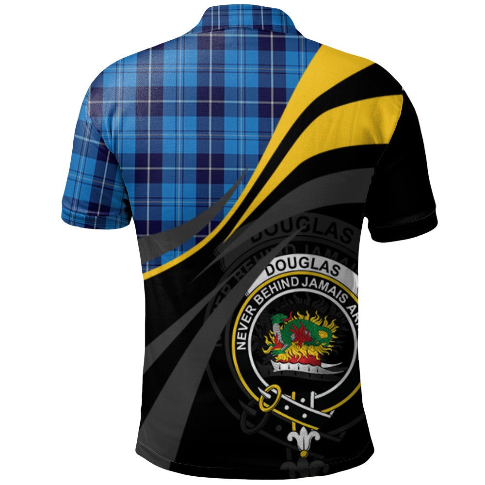 Douglas Variation Tartan Polo Shirt - Royal Coat Of Arms Style