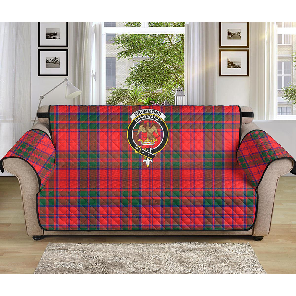 Drummond Modern Tartan Crest Sofa Protector