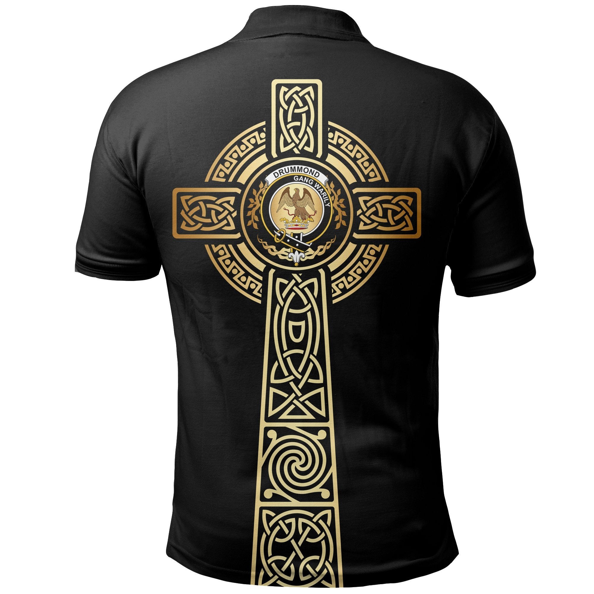 Drummond Clan Unisex Polo Shirt - Celtic Tree Of Life