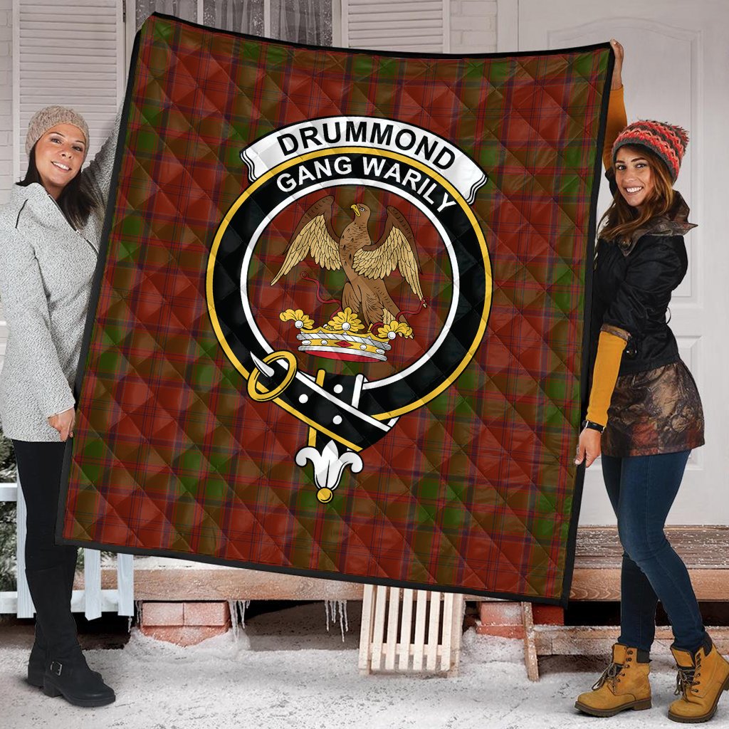 Drummond Tartan Crest Quilt