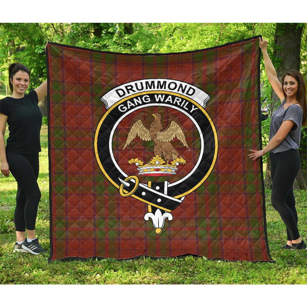 Drummond Tartan Crest Quilt