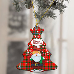 Drummond of Perth Tartan Christmas Ceramic Ornament - Santa Stylec