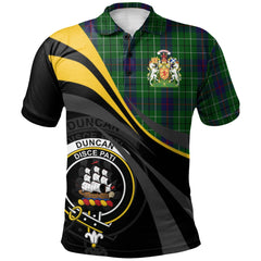 Duncan Tartan Polo Shirt - Royal Coat Of Arms Style