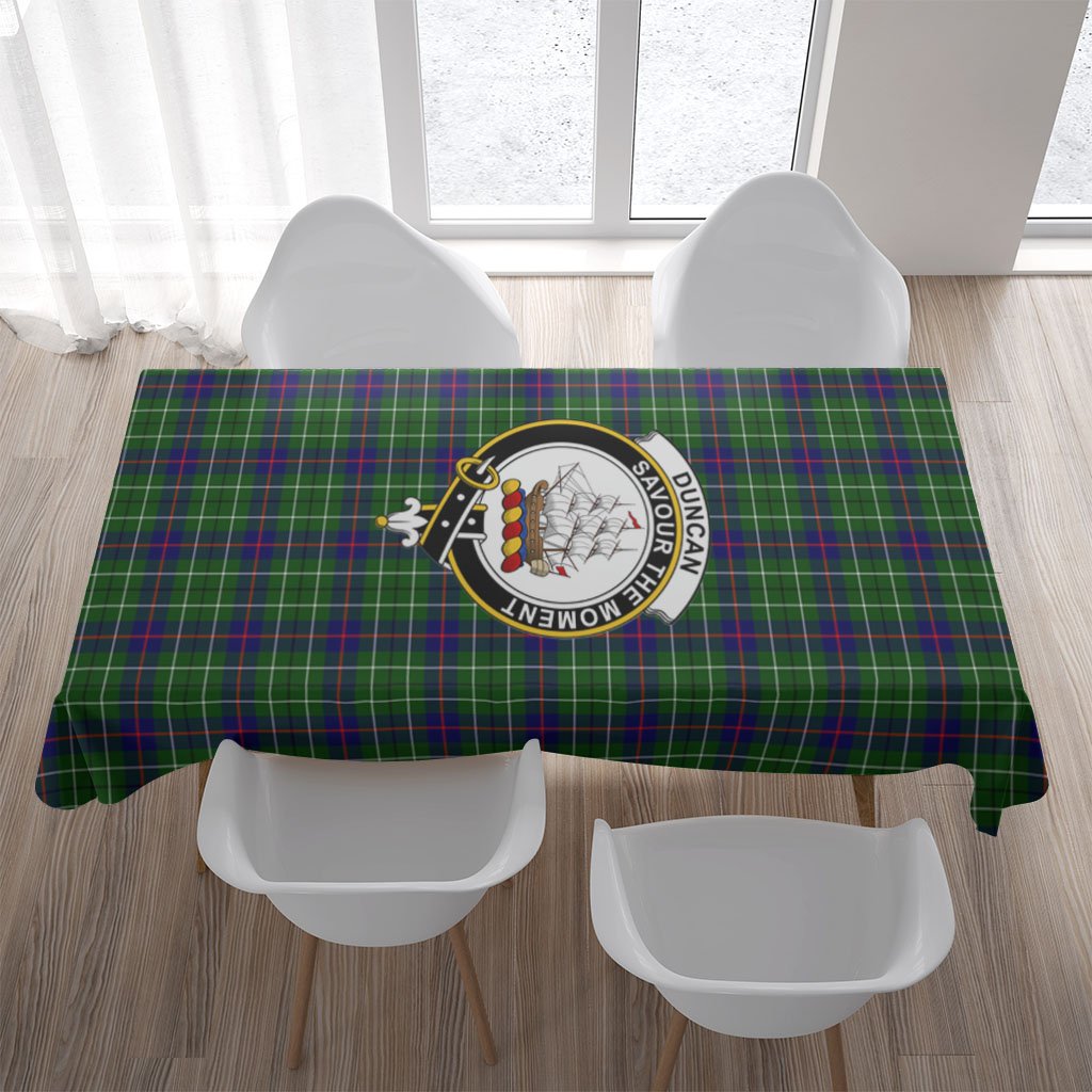 Duncan Tartan Crest Tablecloth