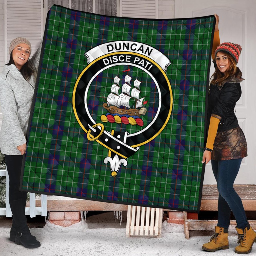 Duncan Tartan Crest Quilt