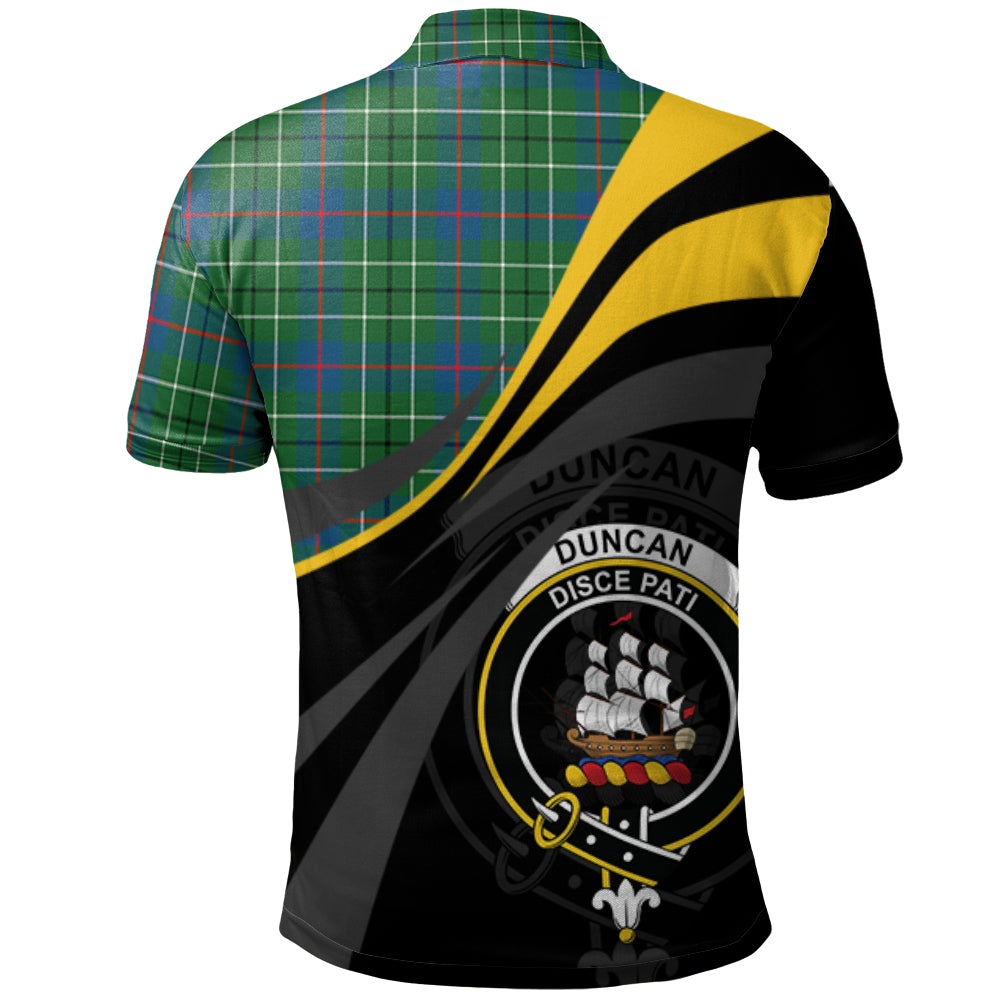 Duncan Ancient Tartan Polo Shirt - Royal Coat Of Arms Style