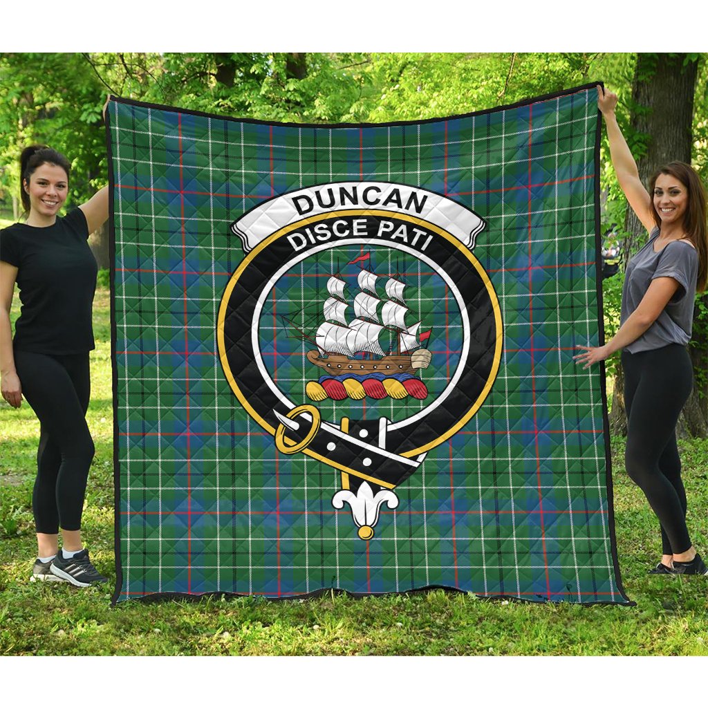 Duncan Ancient Tartan Crest Quilt