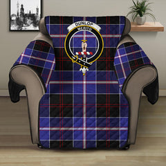 Dunlop Modern Tartan Crest Sofa Protector