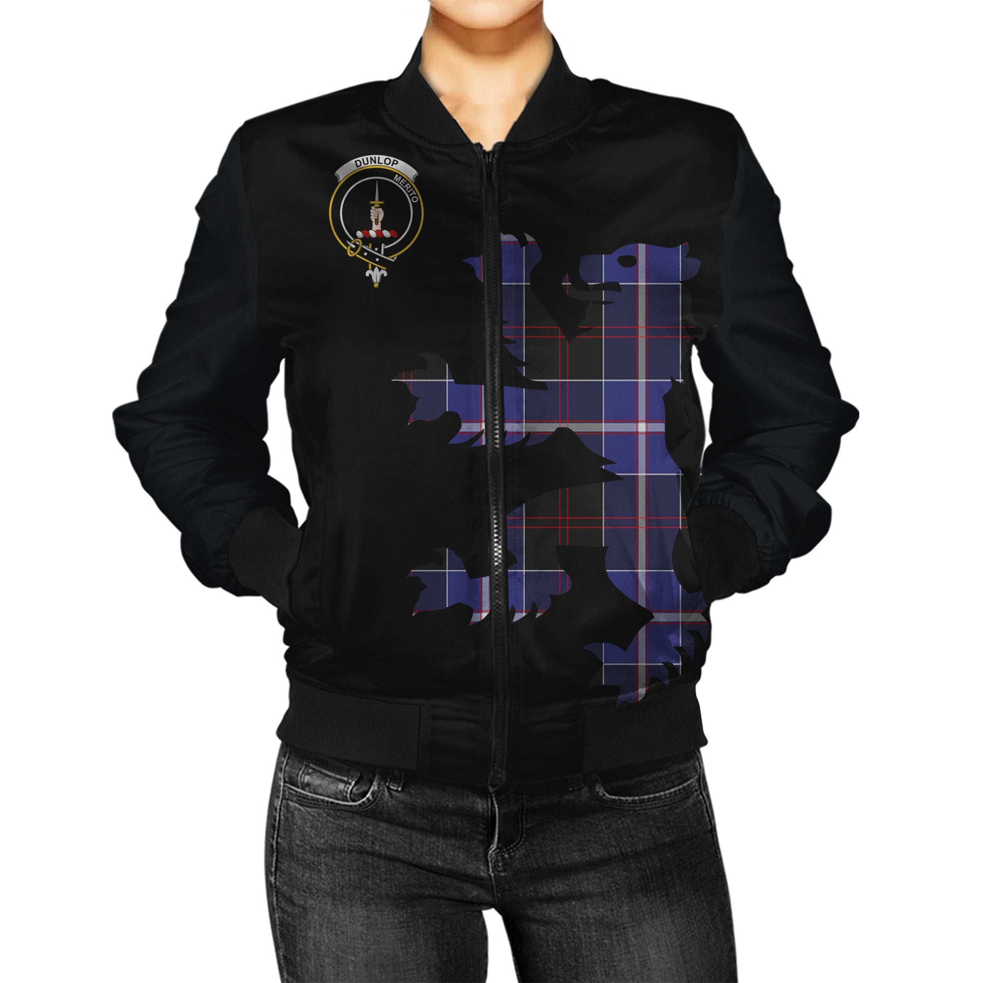 Dunlop Tartan Bomber Jacket Lion & Thistle