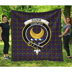 Durie Tartan Crest Quilt