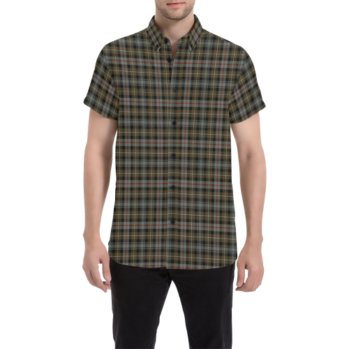 Mackenzie Family Weathered Tartan Men Shirt