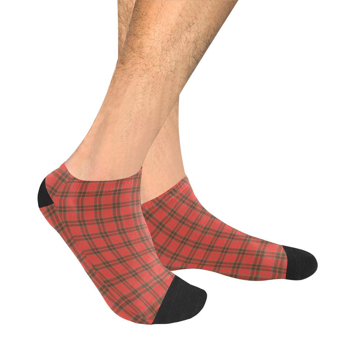 Grant Weathered Tartan Ankle Socks