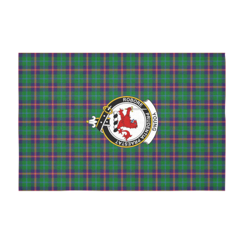 Young Tartan Crest Tablecloth