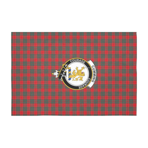 Cumming Tartan Crest Tablecloth