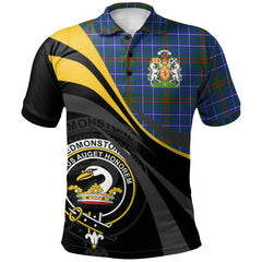 Edmonstone Tartan Polo Shirt - Royal Coat Of Arms Style