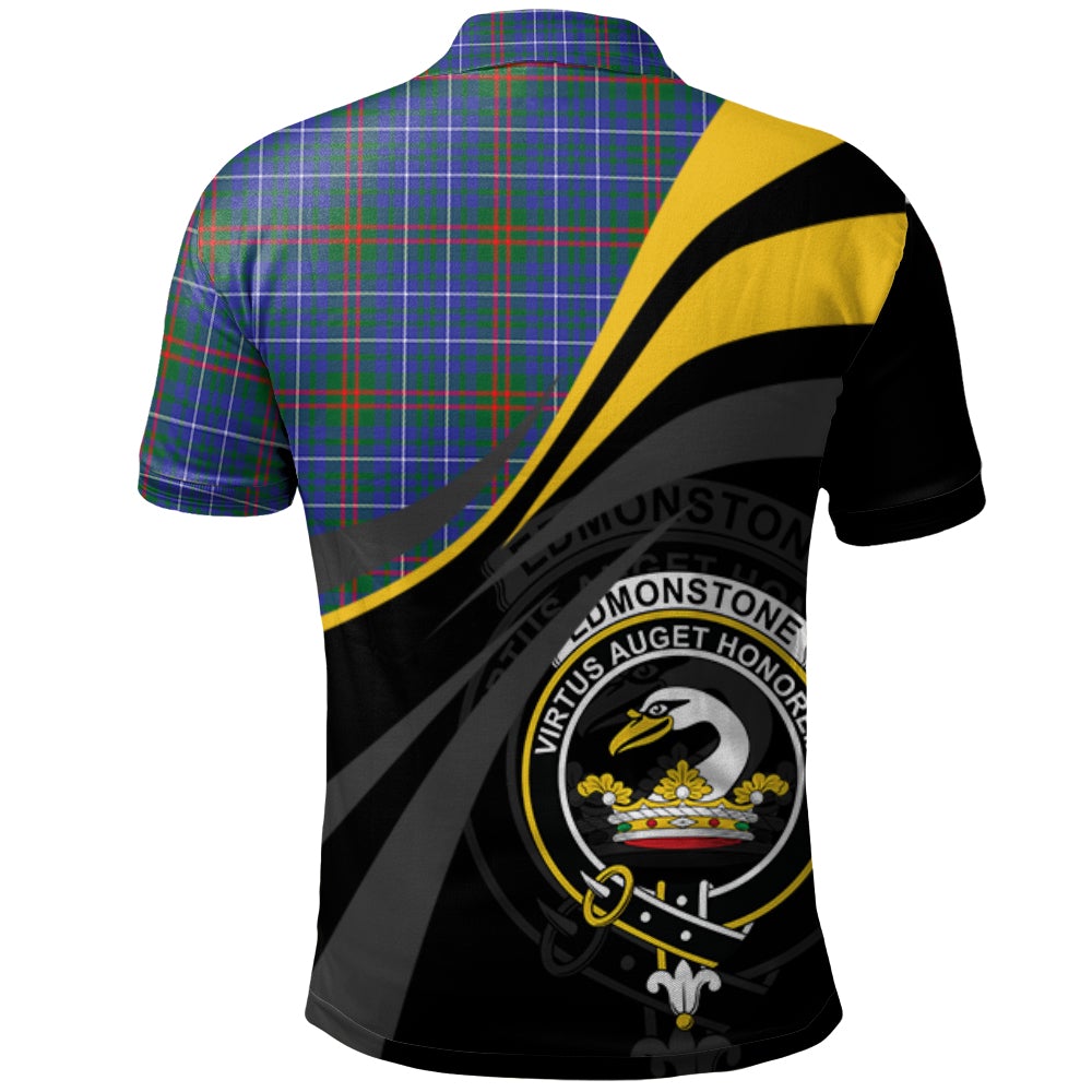 Edmonstone Tartan Polo Shirt - Royal Coat Of Arms Style