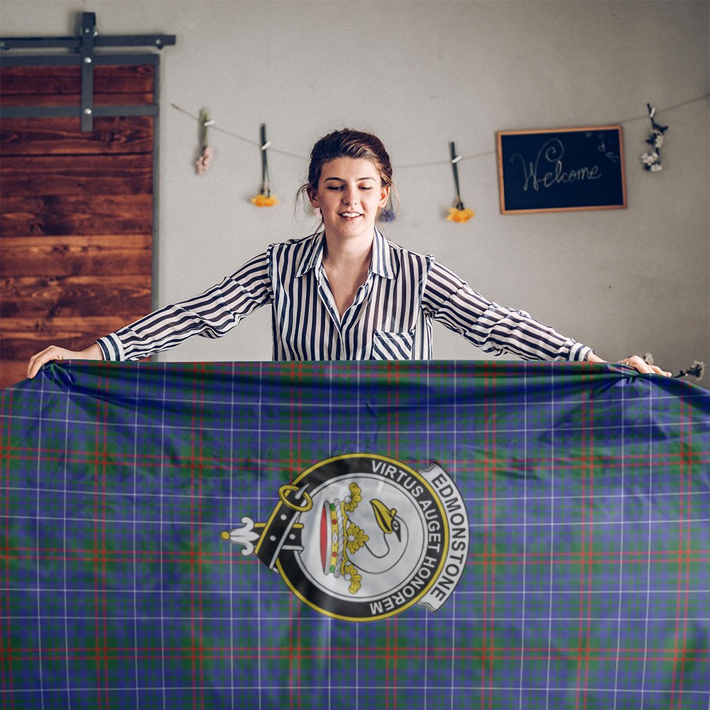 Edmonstone Tartan Crest Tablecloth