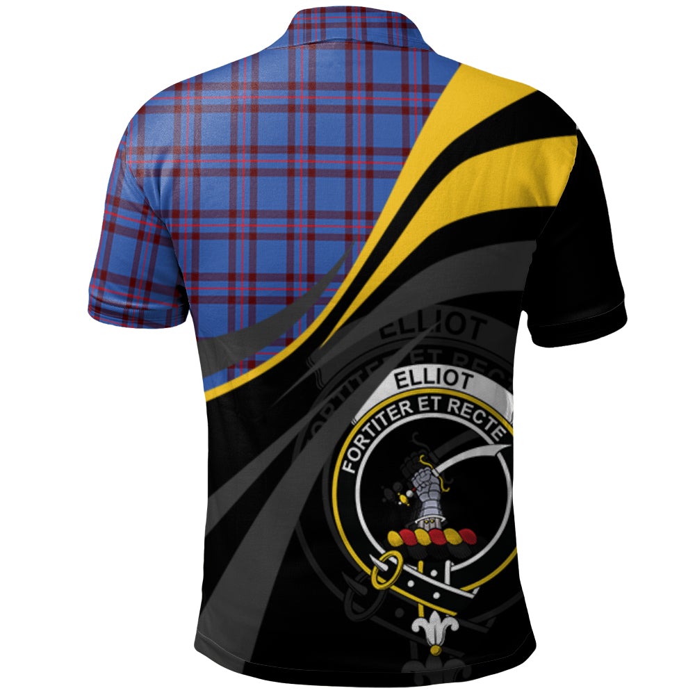 Elliot Modern Tartan Polo Shirt - Royal Coat Of Arms Style