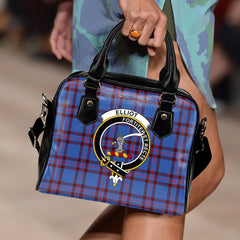 Elliot Modern Tartan Crest Shoulder Handbags