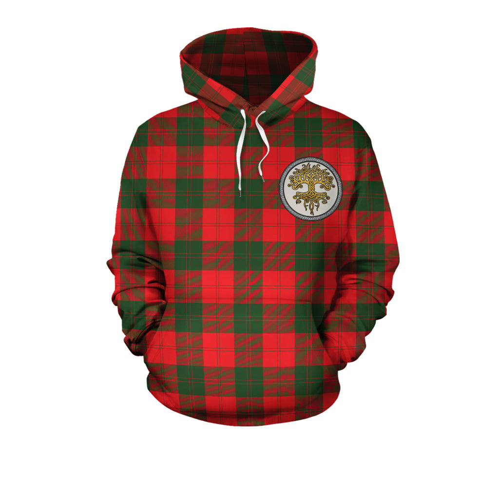 Erskine Modern Tartan Hoodie - Tree Of Life