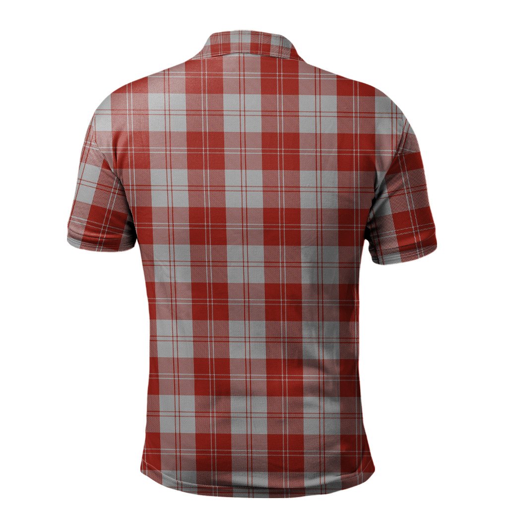 Erskine Red Tartan Polo Shirt