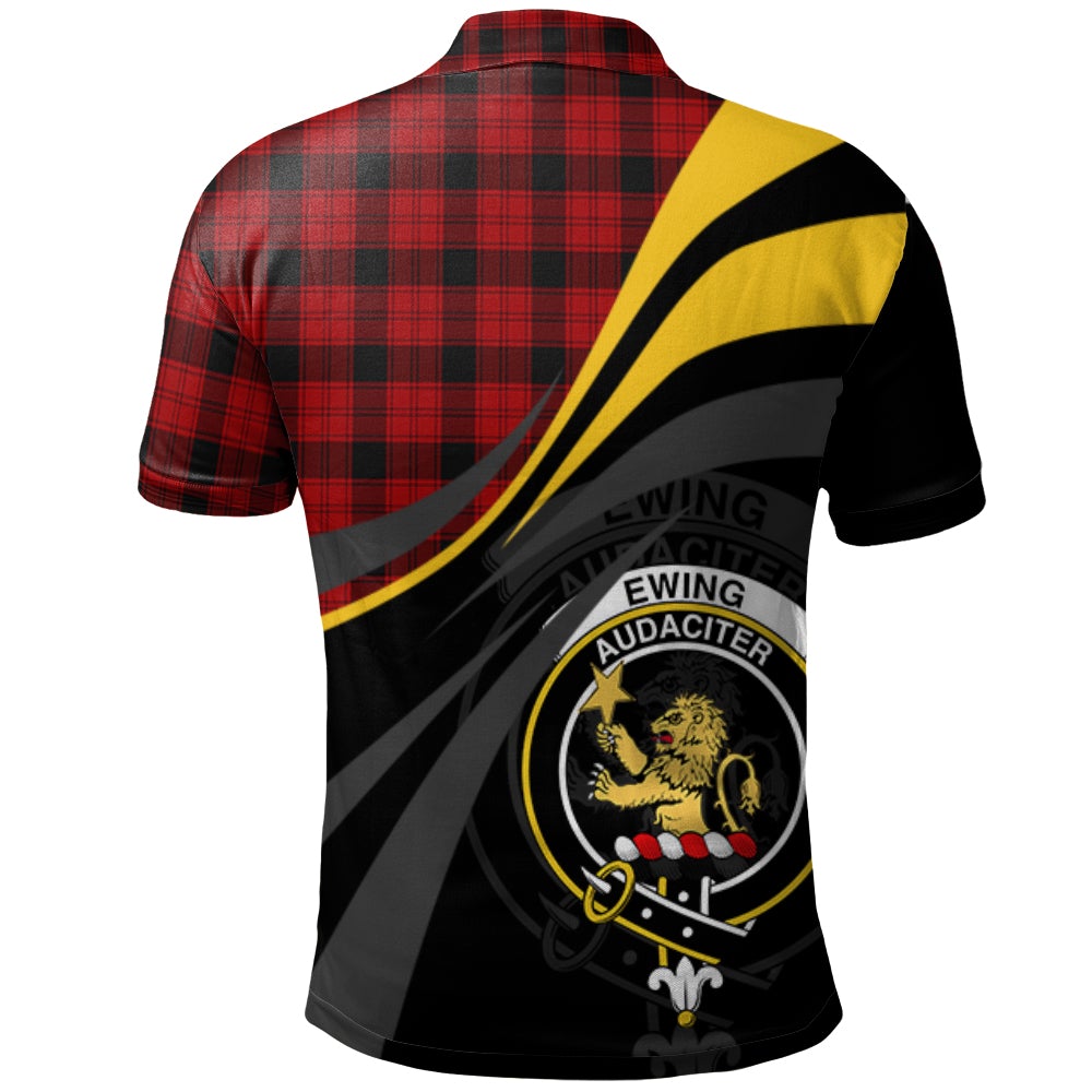 Ewing Tartan Polo Shirt - Royal Coat Of Arms Style