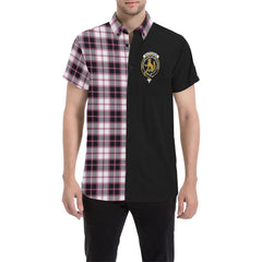 MacPherson Hunting Modern Clan Short Sleeve Shirt - Half Of Me Style