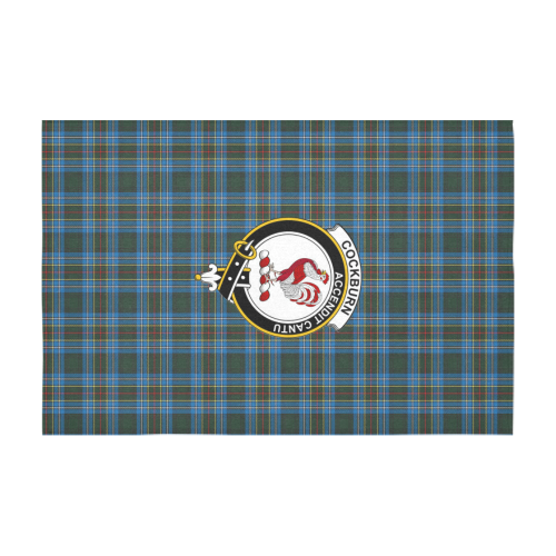 Cockburn Tartan Crest Tablecloth