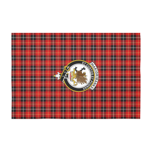 Marjoribanks Tartan Crest Tablecloth