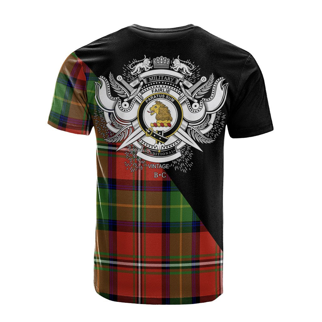 Fairlie Modern Tartan - Military T-Shirt