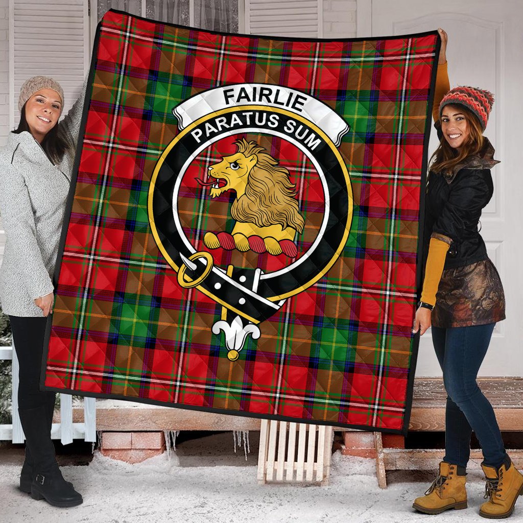 Fairlie Modern Tartan Crest Quilt