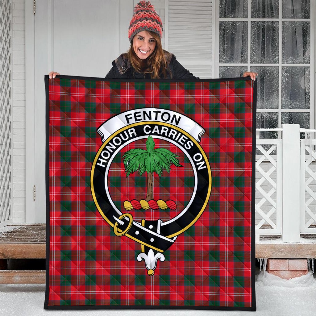 Fenton Tartan Crest Quilt