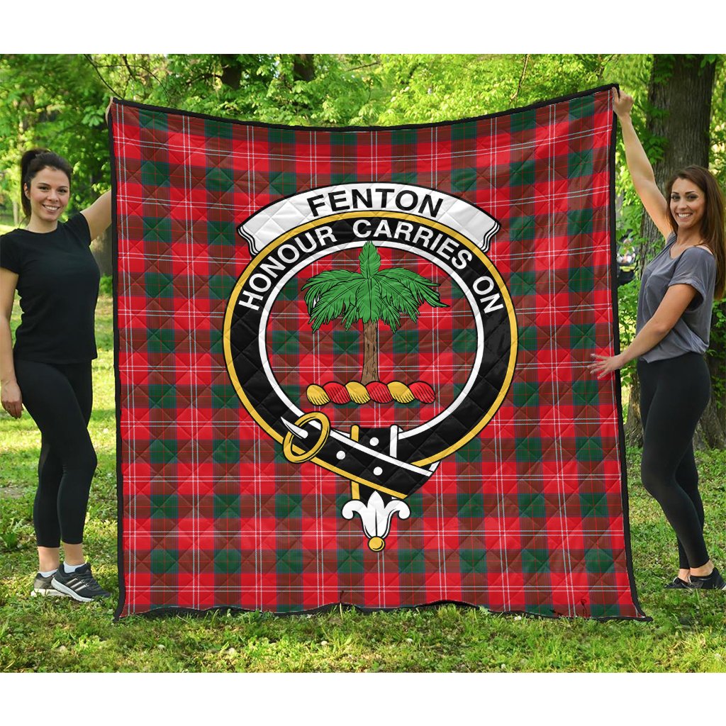 Fenton Tartan Crest Quilt