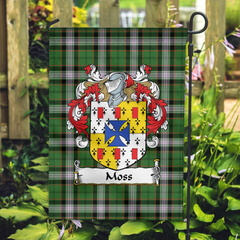 Moss Tartan Crest Garden Flag