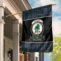 Cooper Tartan Crest 2 Garden Flag - Welcome Style