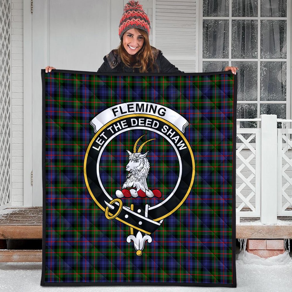 Fleming Tartan Crest Quilt