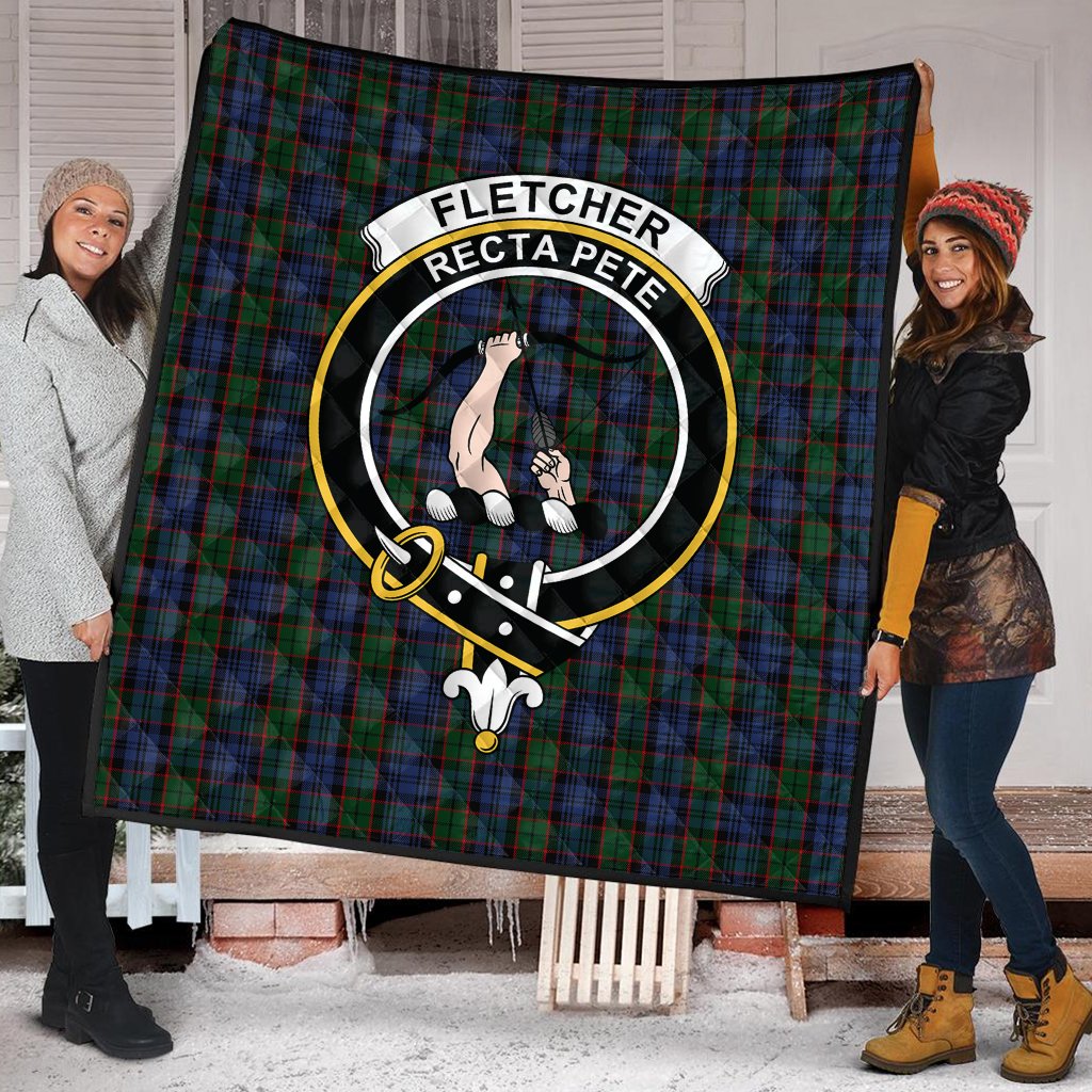 Fletcher Tartan Crest Quilt